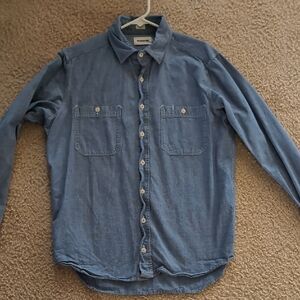 Taylor Stitch Blue Denim Button-Down Shirt